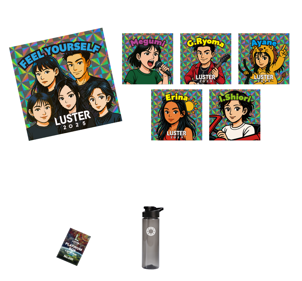 STICKER・ORIGINAL BOTTLE・LAMINATE & LANYARD・DRINK & FOOD